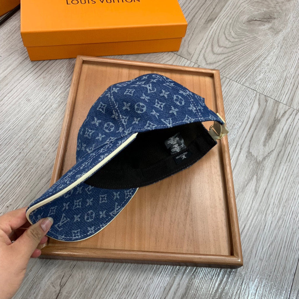 Louis Vuitton Blue Monogram Baseball Cap