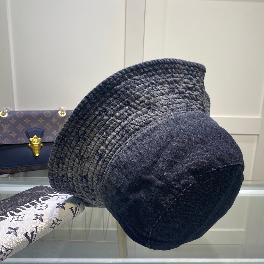Louis Vuitton Illusion Black Monogram Bucket Hat