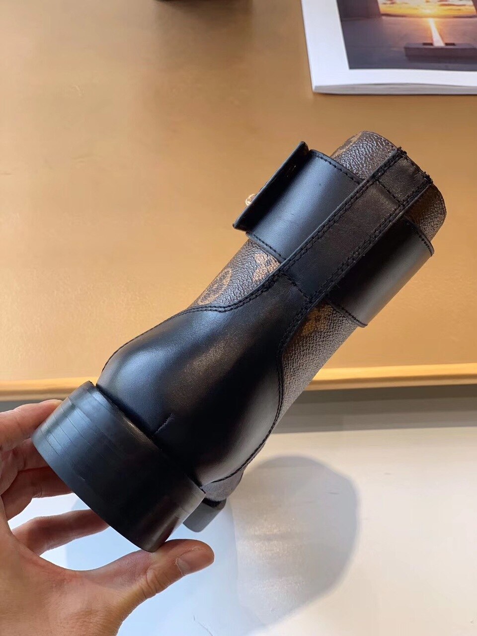 Louis Vuitton Wonderland Flat Ranger Monogram Canvas Calfskin Leather Fall/Winter 2019 Collection Black/Brown