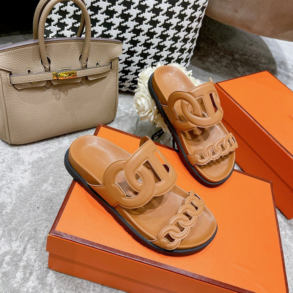 Hermes Extra Sandal Brown