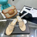 Chanel Sandals Cream