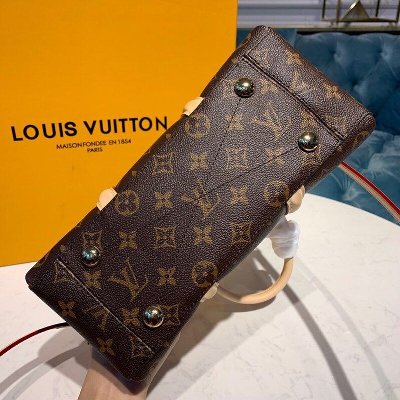 Louis Vuitton Open BB Bag 27cm Monogram Canvas Spring/Summer Collection M44576 Brown
