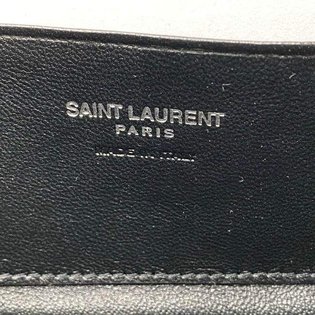 Saint Laurent Monogram Camera Lou Mini Quilted Black/Silver Black Leather Shoulder Bag