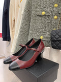 Chanel Open Shoes Red
