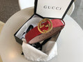 Gucci Belt With Double G Buckle Red