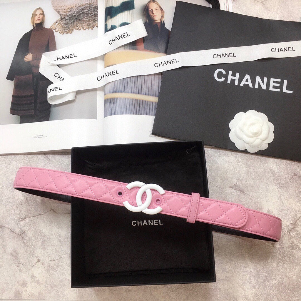 Chanel Belt With Double C Buckle