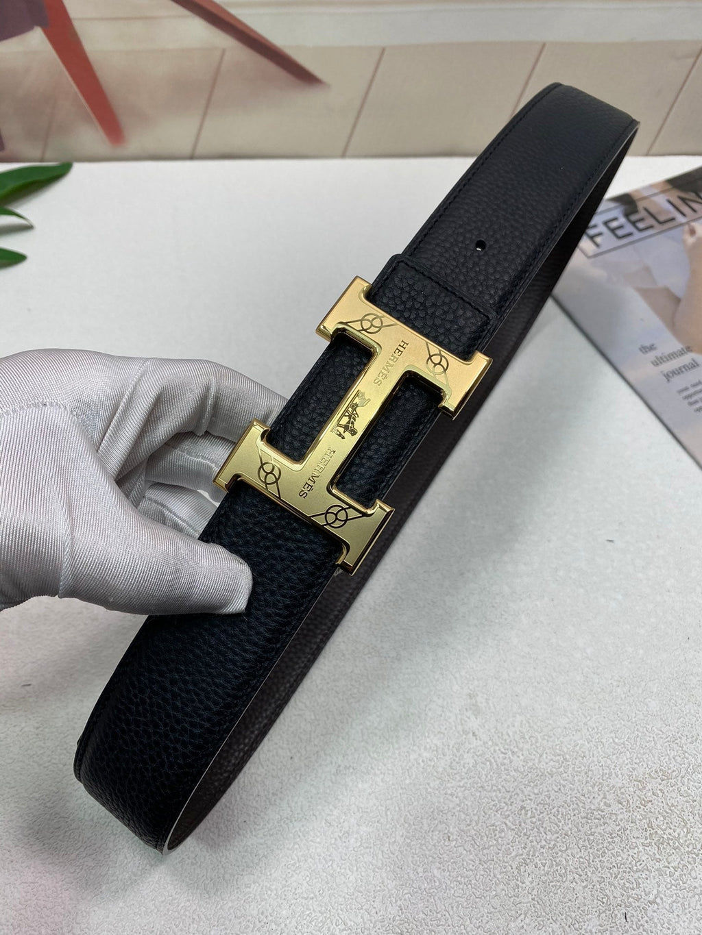 Hermes Quizz Touareg Belt Buckle Reversible