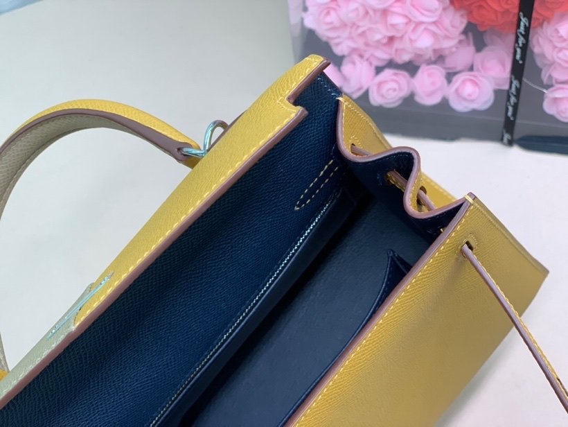 Hermes Epson Bi Color Custom 28cm Yellow/Grey