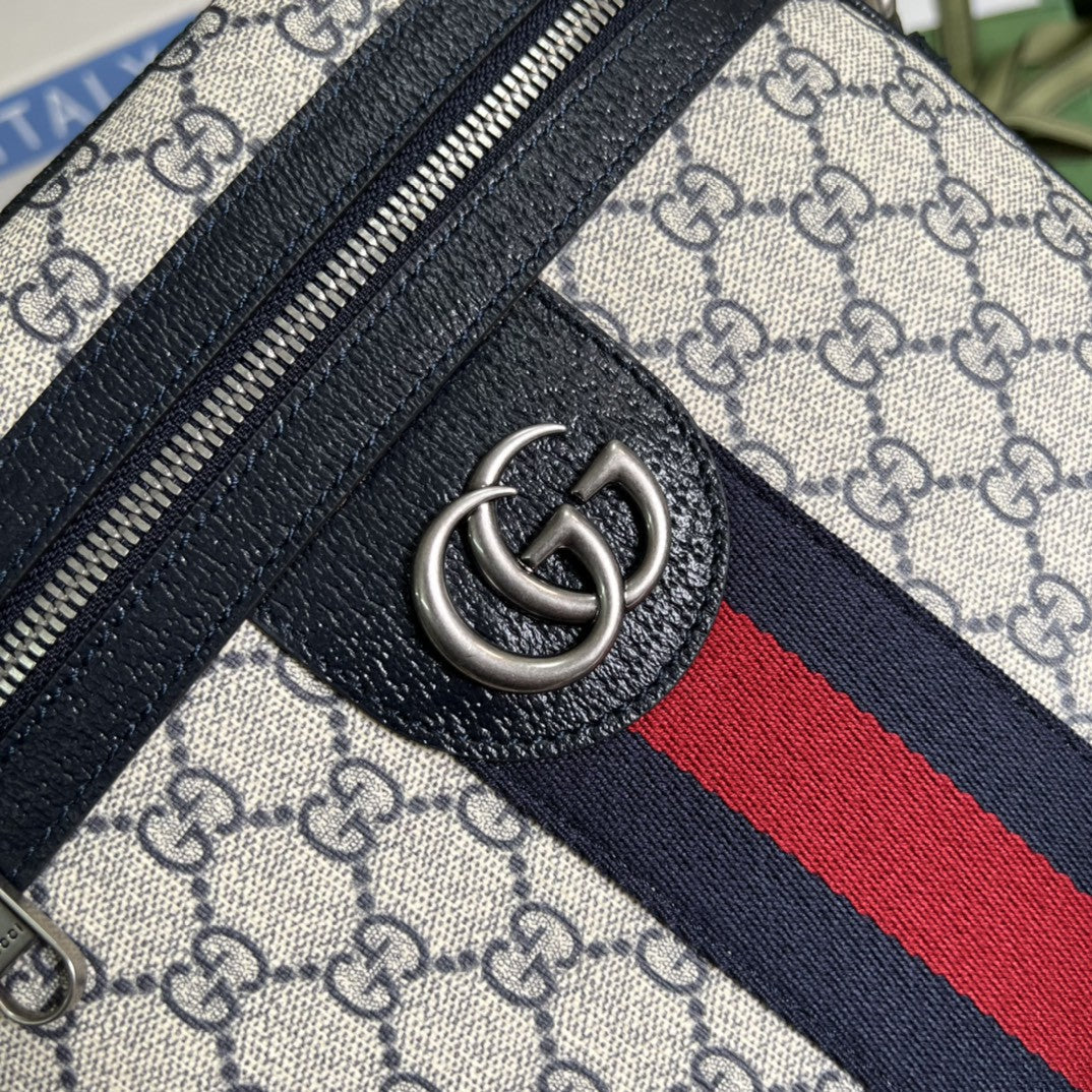 Gucci Ophidia GG Small Messenger Bag 24cm Beige