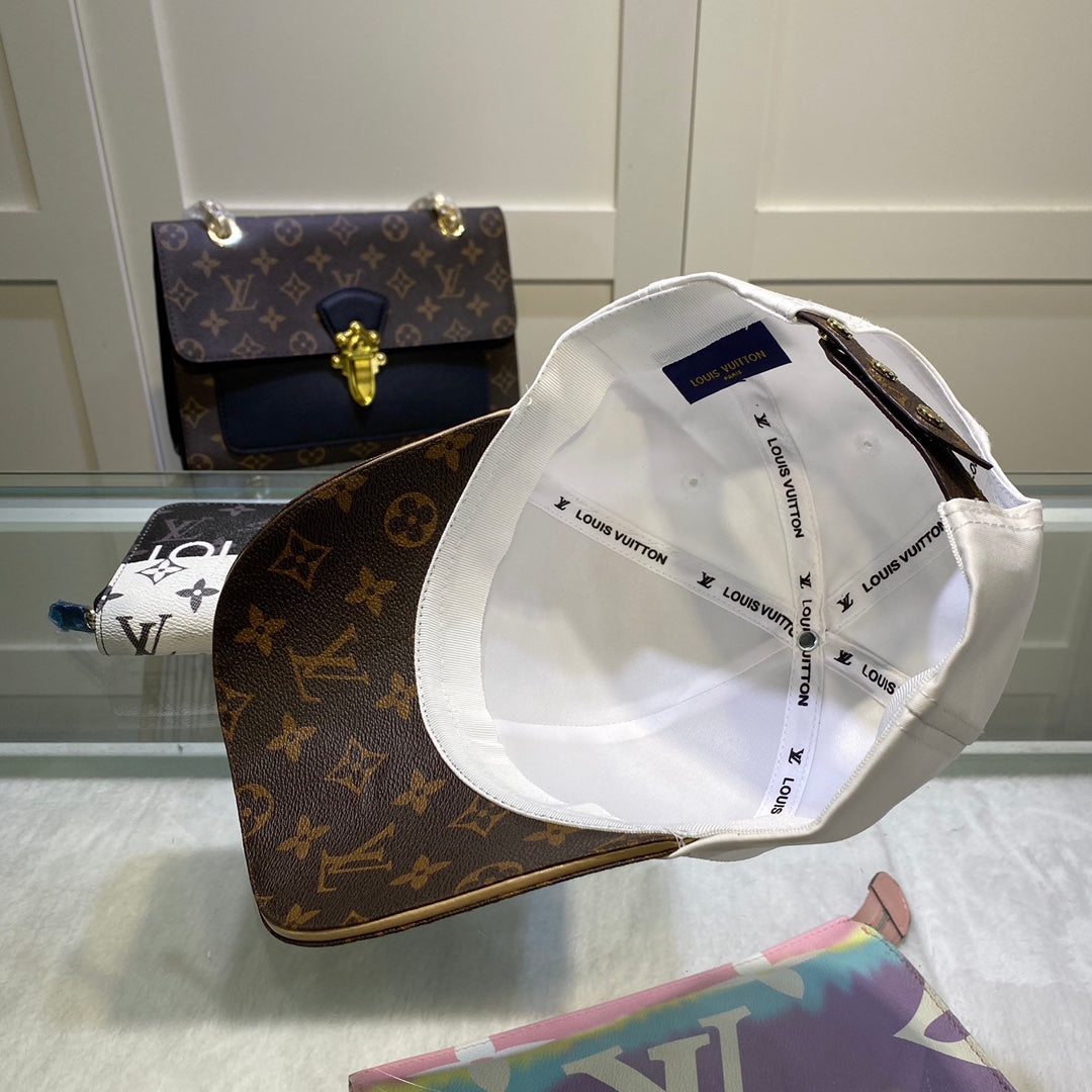 Louis Vuitton Embroidered Logo Baseball Cap