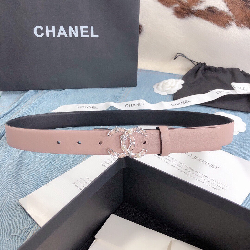 Chanel Belt With Double C Buckle
