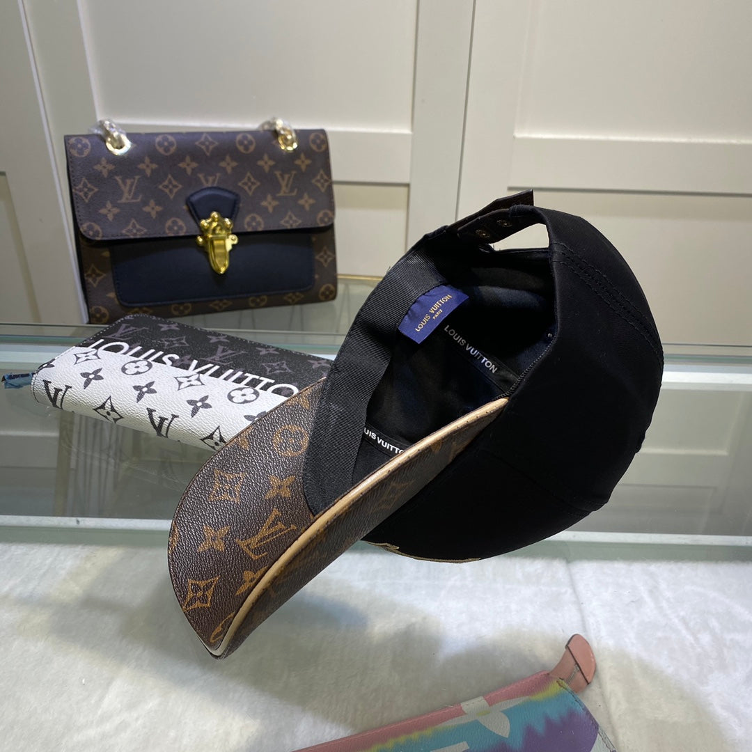 Louis Vuitton Embroidered Logo Baseball Cap