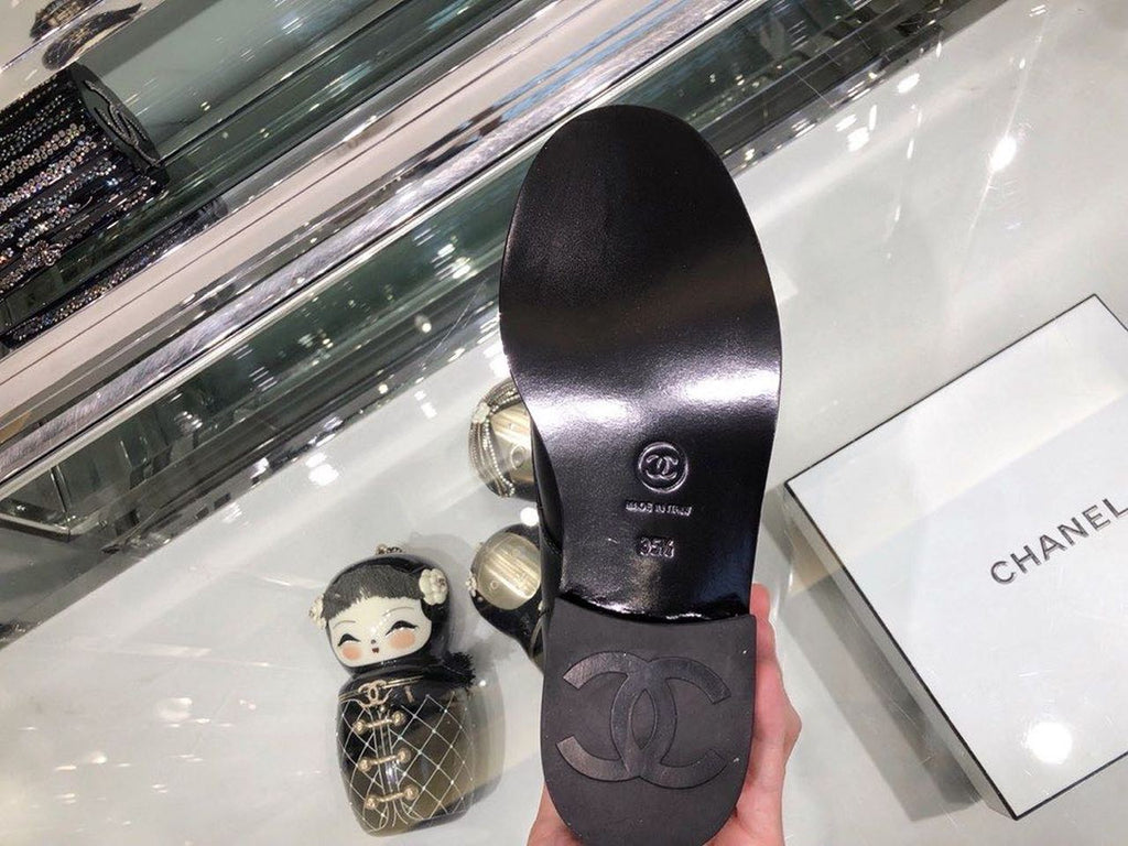 Chanel Ankle Boots Calfskin Leather Fall/Winter Collection, Black