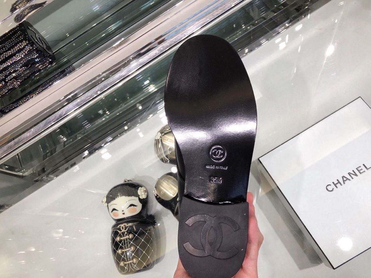 Chanel Ankle Boots Calfskin Leather Fall/Winter Collection, Black