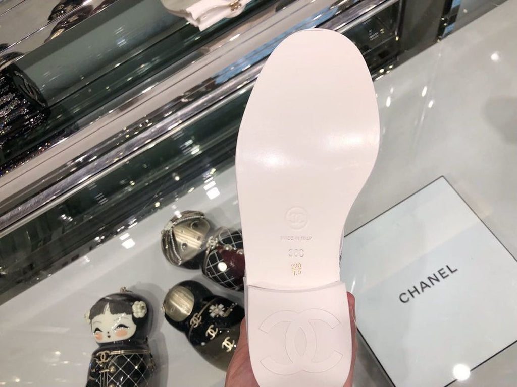 Chanel Mid-Calf Boots Calfskin Leather Fall/Winter Collection White