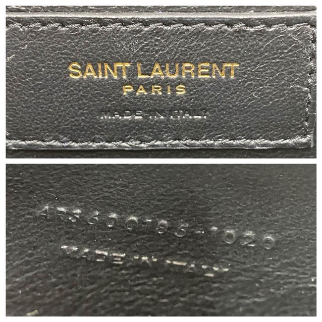 Saint Laurent Monogram Envelope Medium Beige Suede Leather Shoulder Bag