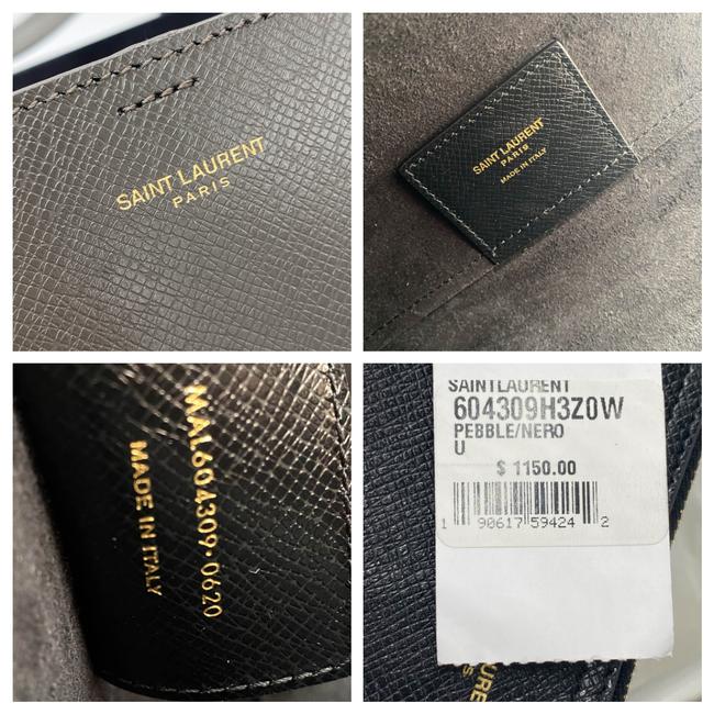 Saint Laurent Monogram Medium Shopping Bouclé Grey Leather Tote