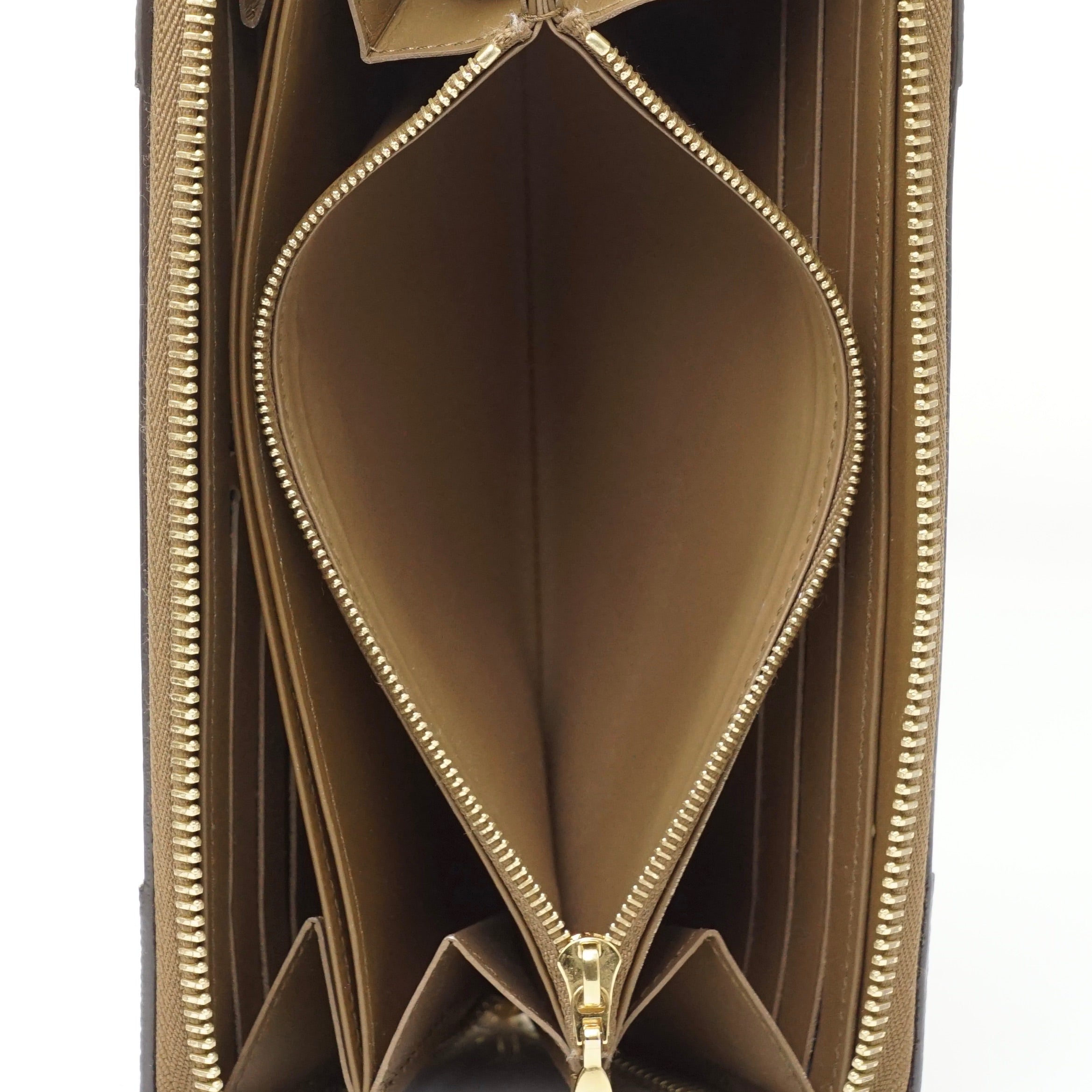 Louis Vuitton Zippy Wallet Brown