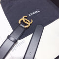 Chanel Belt With Double C Buckle