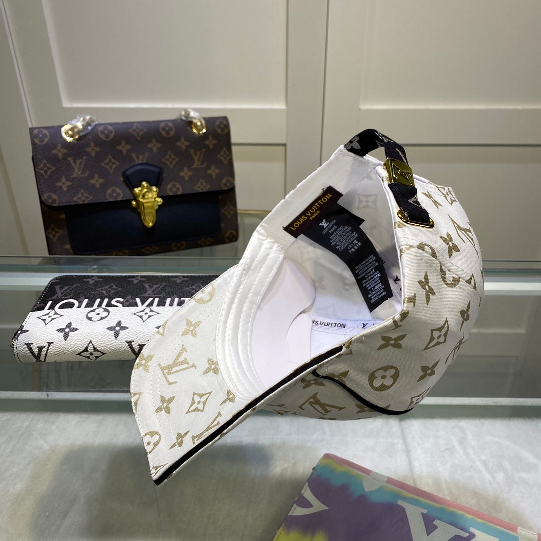 Louis Vuitton Embroidered Logo Baseball Cap