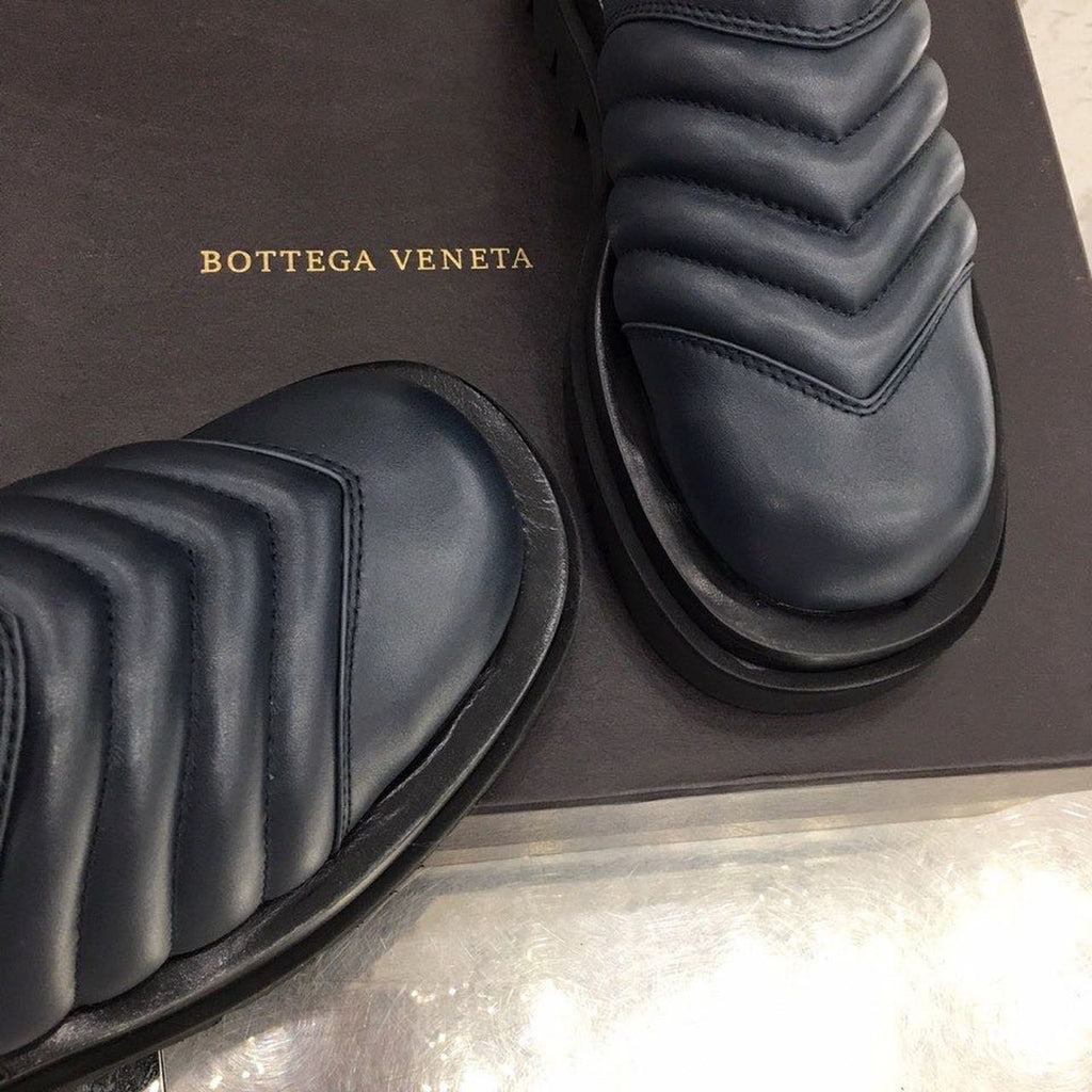 Bottega Veneta Panel Boots Lambskin Leather Fall/Winter 2019 Collection, Black