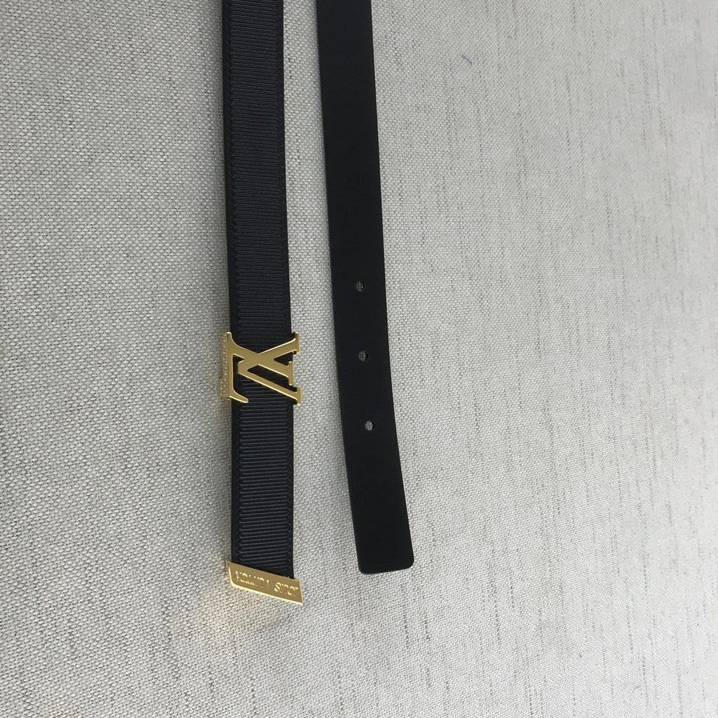 Louis Vuitton Initiales Belt Black