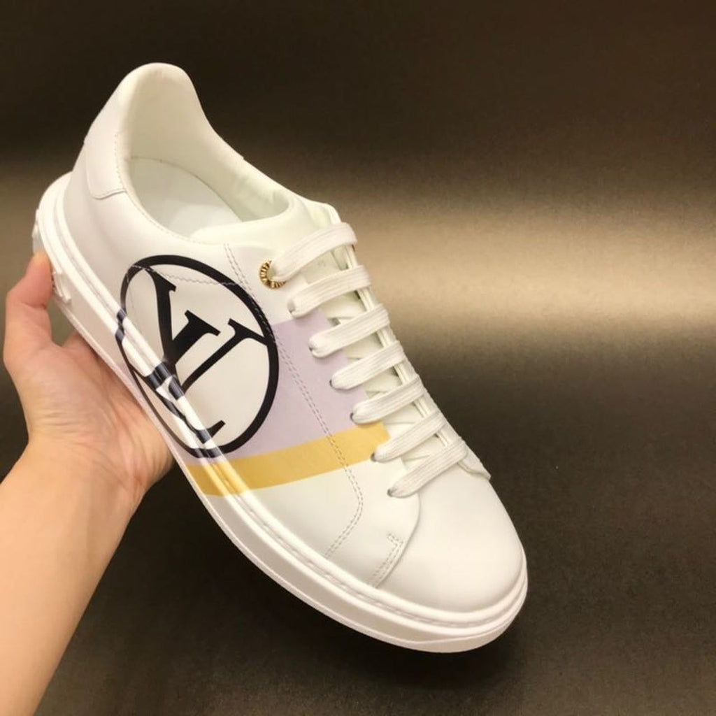 Louis Vuitton Time Out Low Top Sneakers Calfskin Leather Fall/Winter Collection Black/Silver