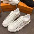Louis Vuitton Time Out Low Top Sneakers Calfskin Leather Fall/Winter Collection White/Silver