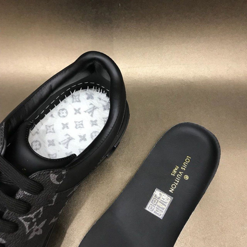 Louis Vuitton Time Out Low Top Sneakers Calfskin Leather Fall/Winter Collection 1A64RY Black