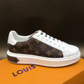 Louis Vuitton Time Out Low Top Sneakers Calfskin Leather Fall/Winter Collection White/Brown