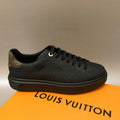 Louis Vuitton Time Out Low Top Sneakers Calfskin Leather Fall/Winter Collection 1A64RW Black