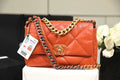 Chanel 19 Flap Bag 26cm Goatskin Leather Spring/Summer Act 1 Collection, Orange