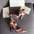 Fendi Colibri Runway Mesh FF Slingback Pumps 85mm Spring/Summer 2020 Collection, Pink