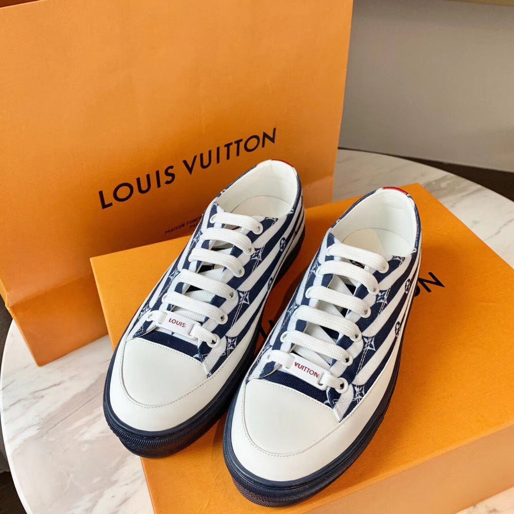 Louis Vuitton Escale Stellar Sneaker Calfskin Leather Spring/Summer Collection 1A7U4N, Blue