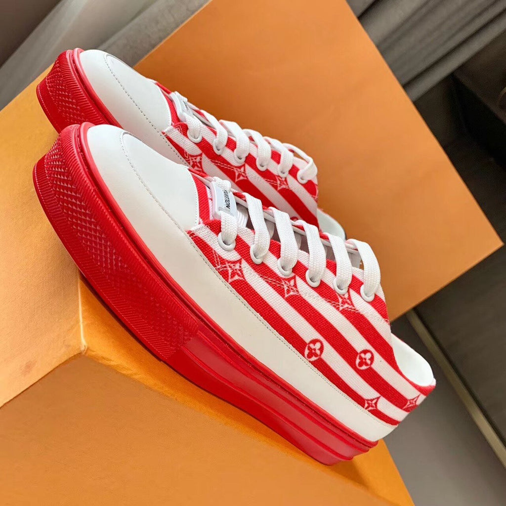 Louis Vuitton Escale Stellar Sneaker Calfskin Leather Spring/Summer 2020 Collection 1A7U4N Red