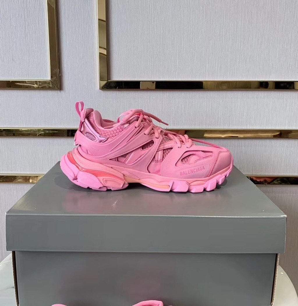 Balenciaga Track 2 Sneakers Calfskin Leather Spring/Summer 2020 Collection, Pepto Pink