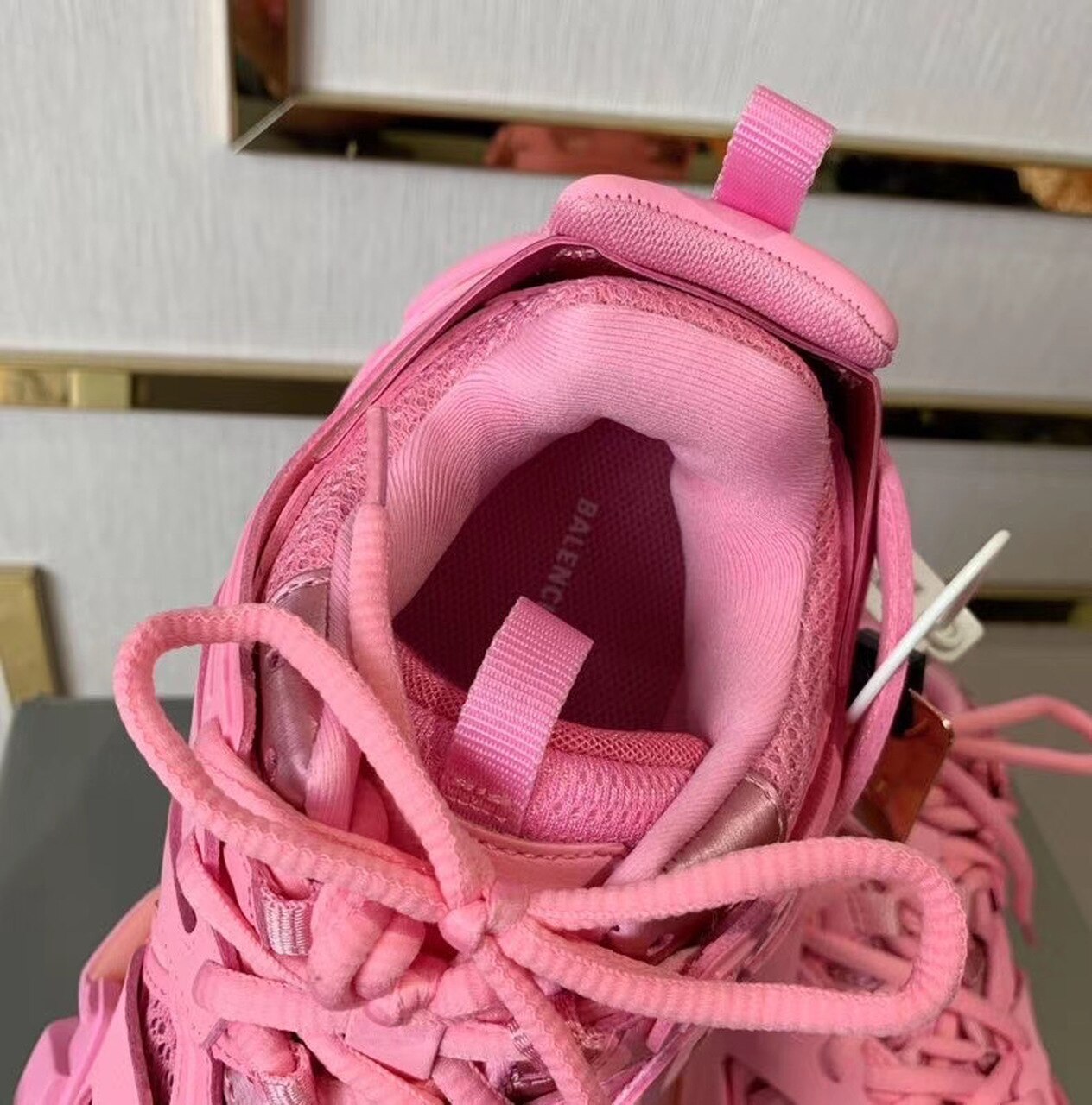 Balenciaga Track 2 Sneakers Calfskin Leather Spring/Summer 2020 Collection, Pepto Pink