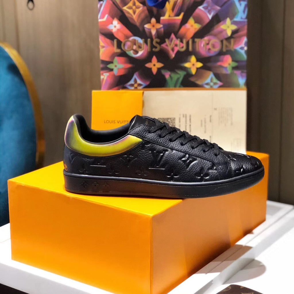 Louis Vuitton Luxembourg Sneakers Calfskin Leather Spring/Summer Collection 1A7S7D, Black