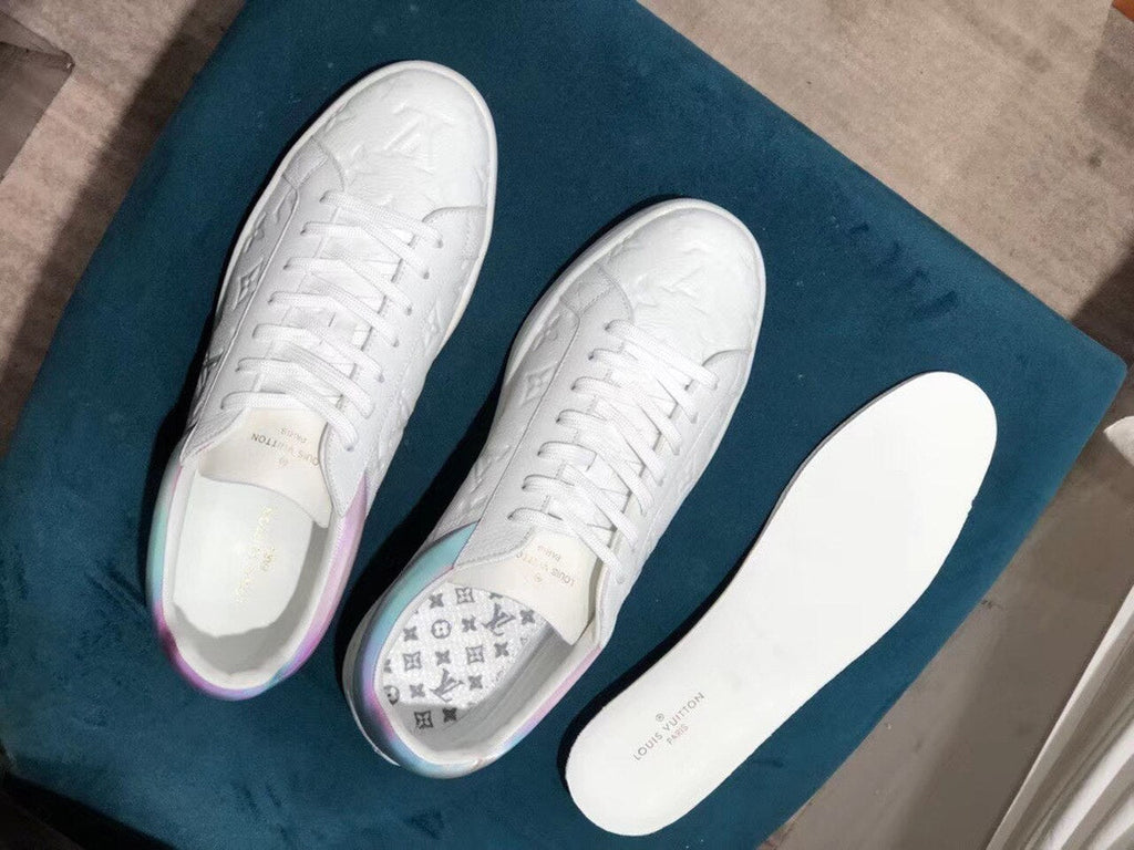 Louis Vuitton Luxembourg Sneakers Calfskin Leather Spring/Summer Collection 1A7S7T White