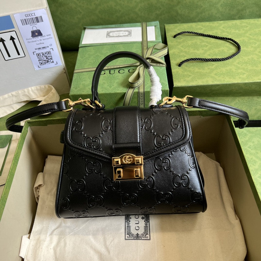 Gucci Small Top Handle Bag 29cm Black