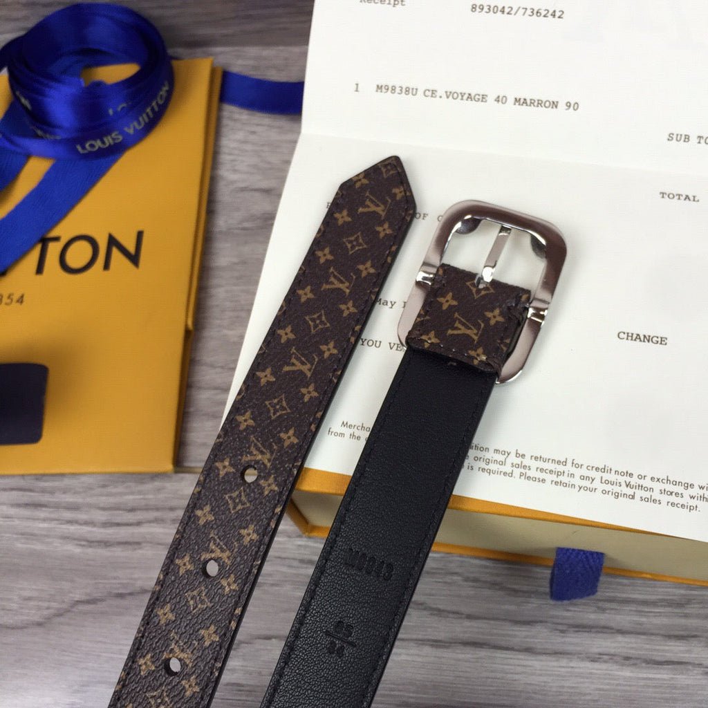 Louis Vuitton LV Malletier Belt Black
