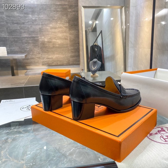 Hermes Elysee Pump Black