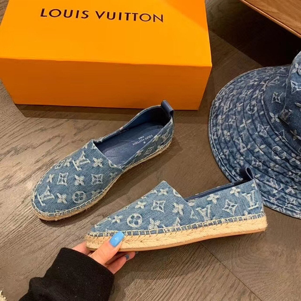 Louis Vuitton Starboard Flat Espadrille Spring/Summer 2020 Collection 1A7RIJ Blue