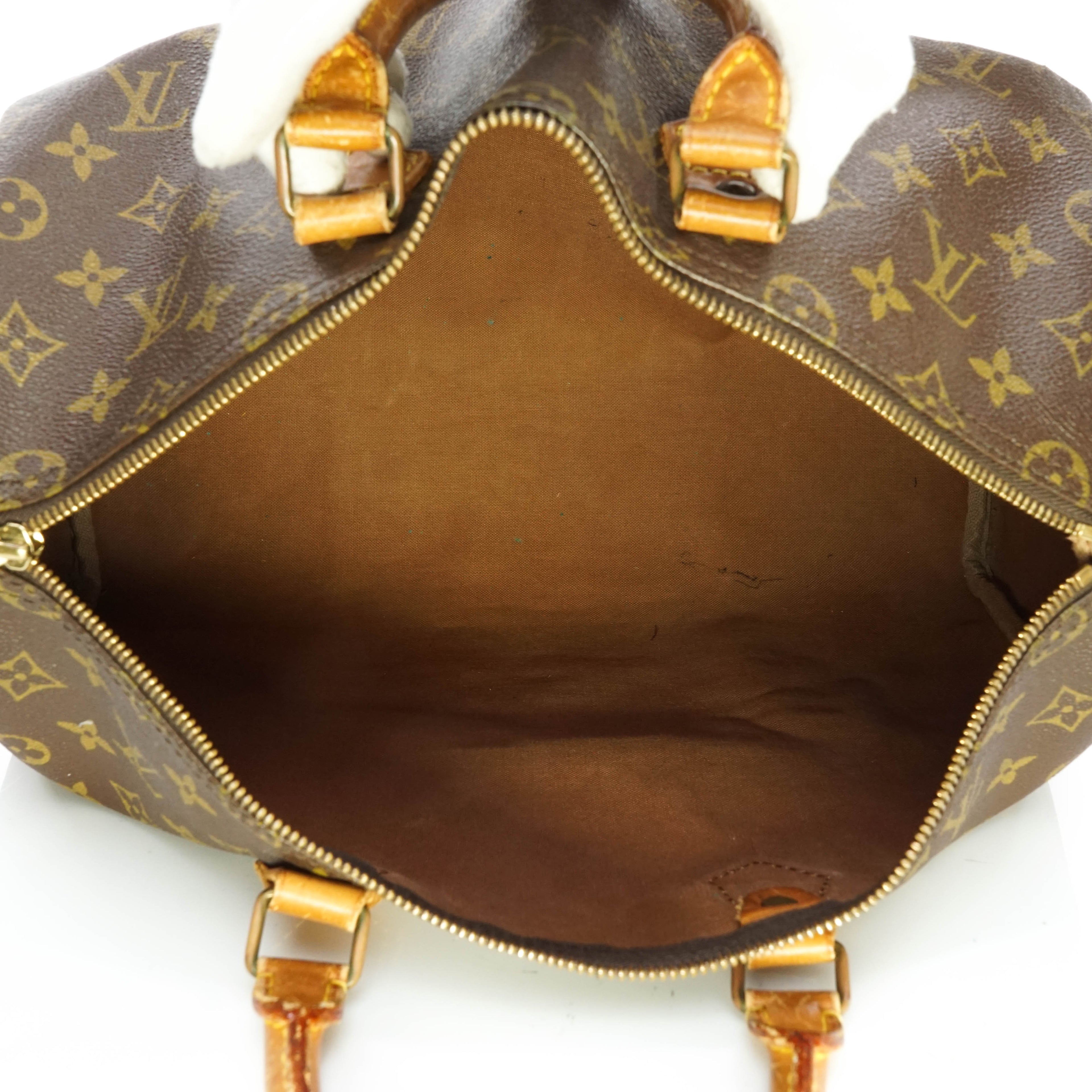 Louis Vuitton Speedy 35 Satchel Bag