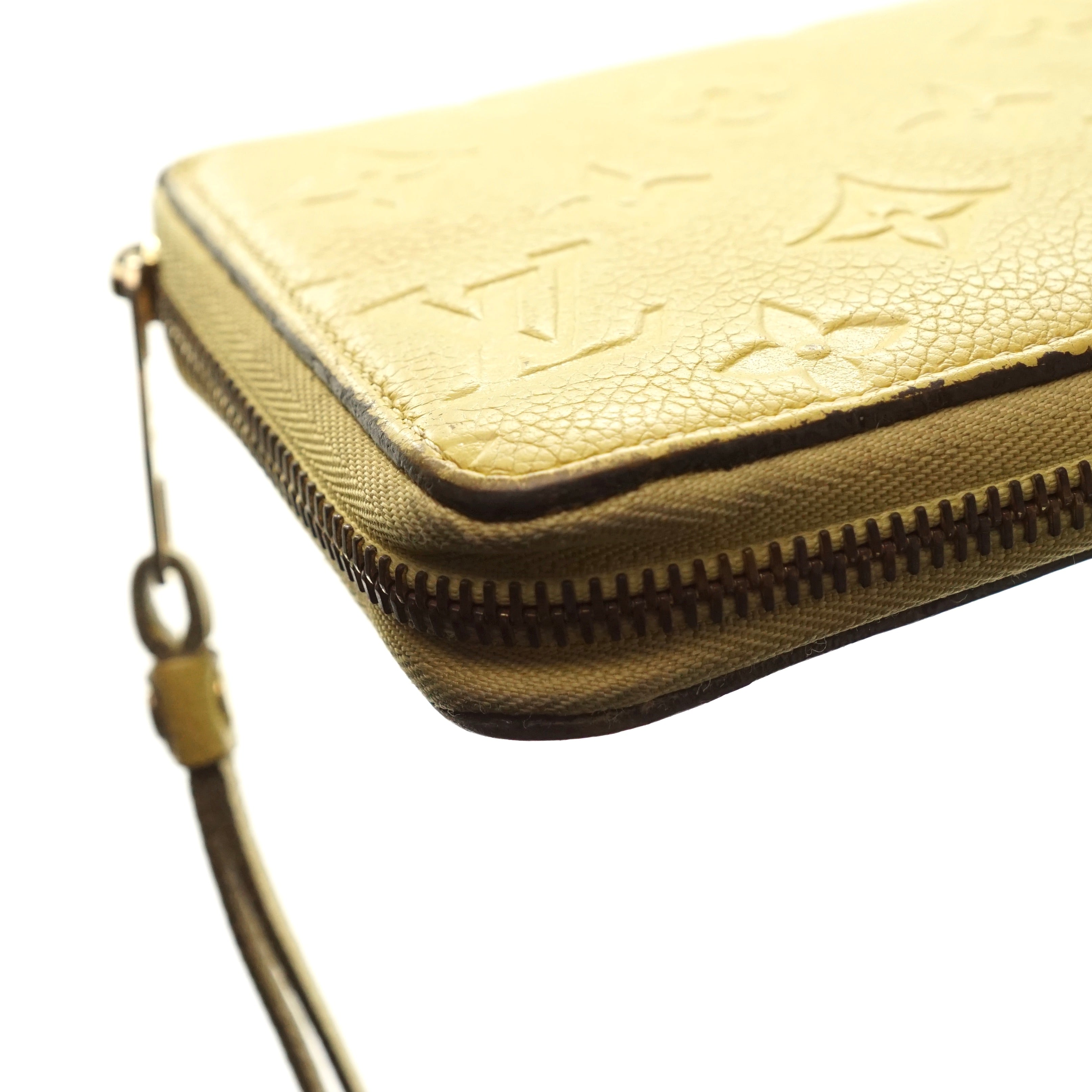 Louis Vuitton Zippy Wallet Yellow