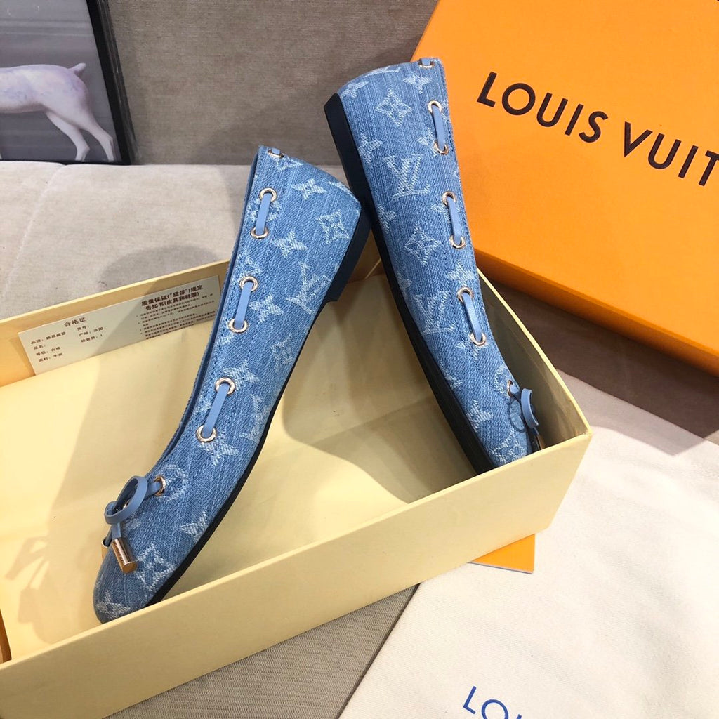 Louis Vuitton Gloria Flat Loafer Blue