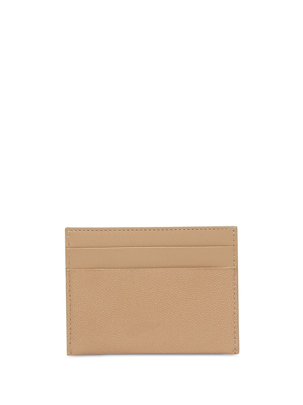 Leather Beige Tb Monogram Card Holder