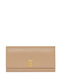 Monogram Motif Grainy Leather Continental Wallet