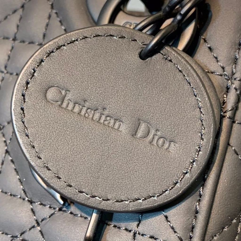 Christian Dior Mini Lady Dior Bag 18cm with Chain Matte Hardware Lambskin Leather Spring/Summer Collection, Black