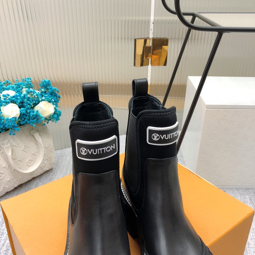 Louis Vuitton Beaubourg Ankle Boot Black